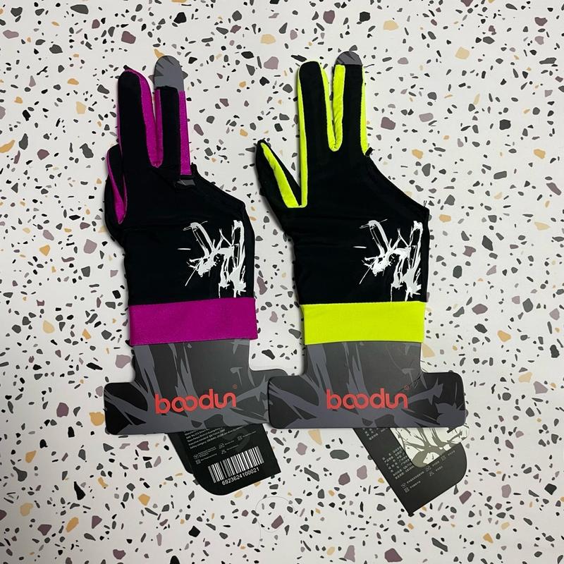 Billiard Glove Boodun 3 Finger Fuschia Origional 0