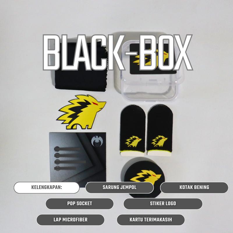 BLACK BOX MPL-ID Sarung Tangan Jari Jempol Gamers, Free Bonus Paket Lengkap Bundel - PREMIUM QUALITY 1