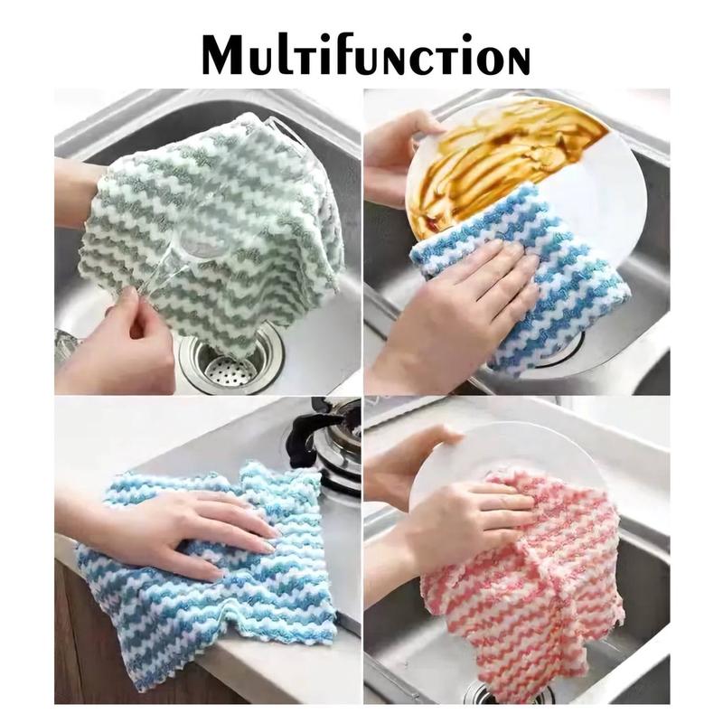 Product Introduction of Kain Lap Dapur Meja Piring Anti Minyak / Lap Dapur Serap Air 2