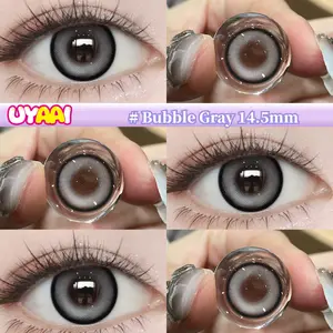 [COD] UYAAI SOFTLENS BUBBLE /K4 Color LENSA KONTAK 14.5 MM MINUS 0-4.00 USE 6 MONTH