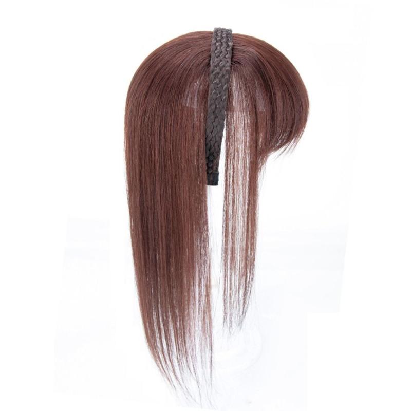 Thời Trang Màu Đen Và Nâu Tổng Hợp Cho Nữ, Mũ Đội Đầu Hợp Thời Trang Tự Nhiên, Băng Đô Tua Rua Cho Bé Gái, Băng Đô Bện, Tóc Mái Chịu Nhiệt, Tóc Giả, Tóc Mái, Phụ Kiện Tóc 7