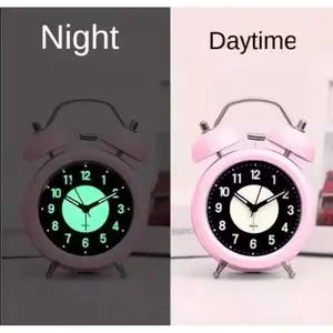 Jam Weker Alarm Kring 3301 Warna Glow In The Dark / 4 Warna / Jam Meja Alarm Kring