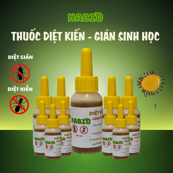 Combo 10 Lọ Thuốc Diệt Kiến Gián Sinh Học Thân Thiện Môi Trường