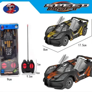 Mobil RC Express SPEED Drift Buka Pintu Mainan Mobil Balap Remote Control dengan Ban Karet dan Baterai AA 3PCS untuk Mobil & 2PCS untuk Remote