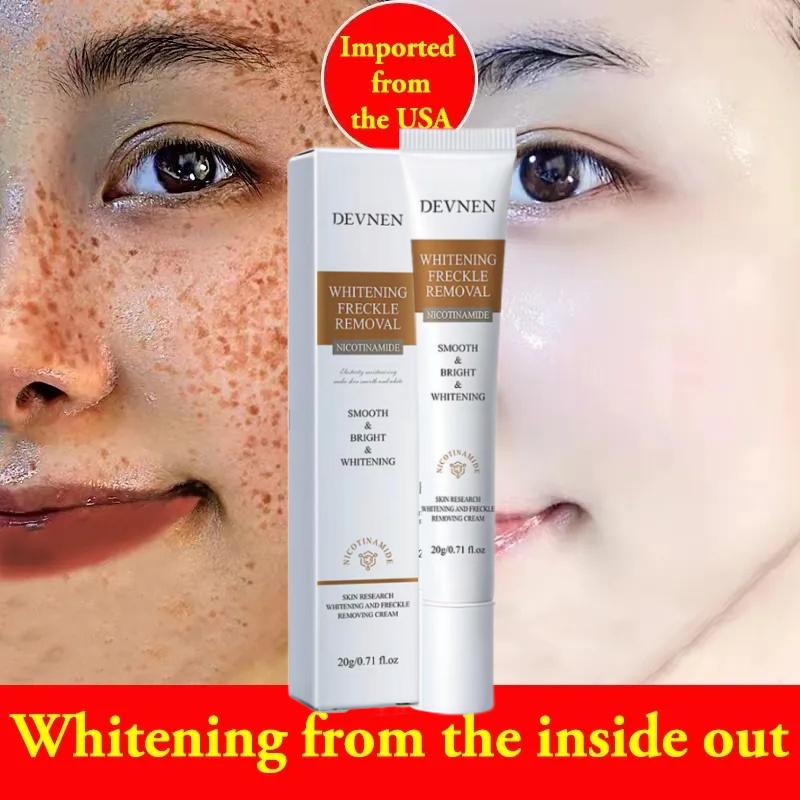 Product Introduction of DEVNEN Krim Pemutih Wajah Glowing Cepat Untuk Light Spots Flek Hitam Brighten Skin 20gr Krim Glowing Cepat 【COD】 Memutihkan Mencerahkan Kuning Perawatan 19