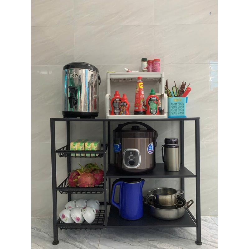 kệ gia dụng 3 tầng để đồ nhà bếp