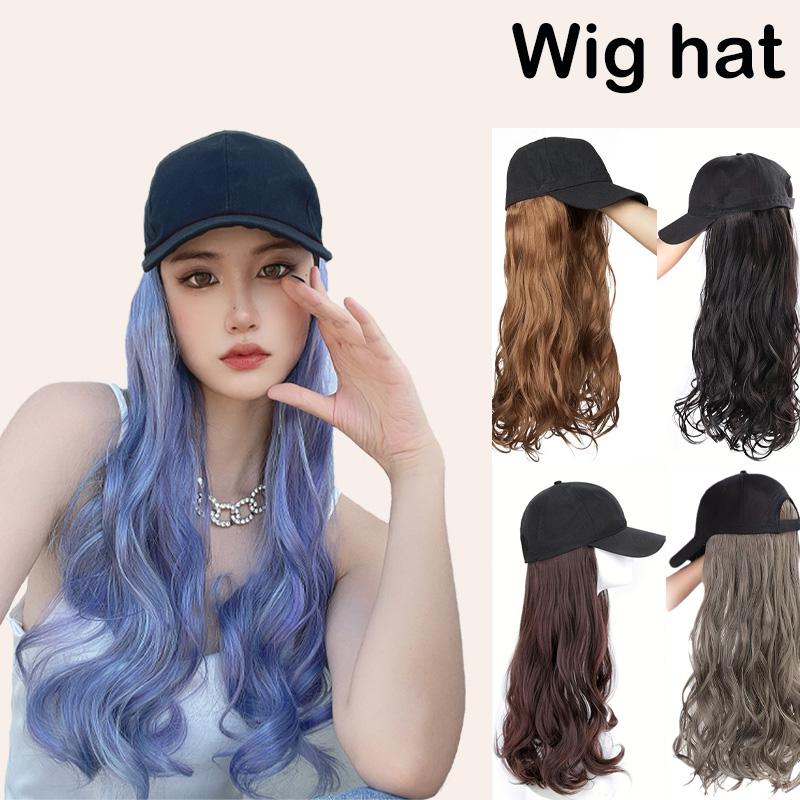 Hair Wig Cap Curly Wave Hair Topi Rambut Palsu Sweet Cute Hair - TikTok ...