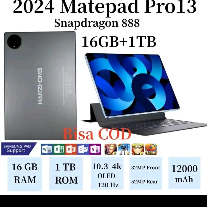 matepad por 13snapdragon 888 16 gb+1tb. 1
