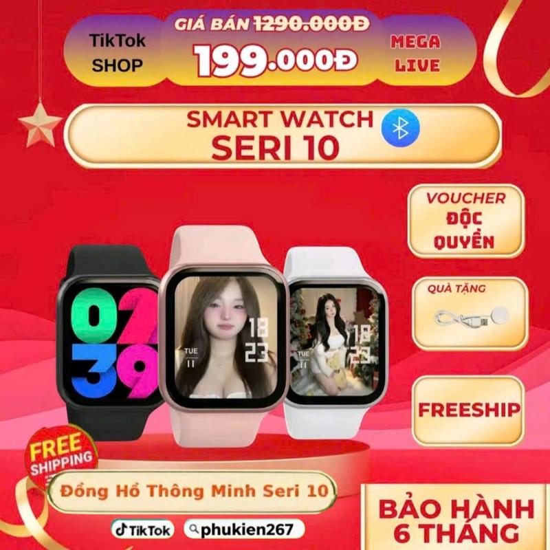  Đồng hồ Sri 10 T800Pro MAx  bản mới nhất 2025 Chơi được game  nghe gọi  máy tính  phiên bản nâng cấp mới nhất  Không Nắp Sim   