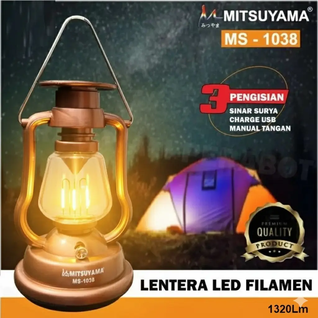 Mitsuyama Lampu Lentera LED Filamen 10Watt MS-1038