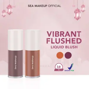 MAKEUP FOR ACNE SKIN  SEA MAKEUP VIBRANT FLUSHED LIQUID BLUSH
