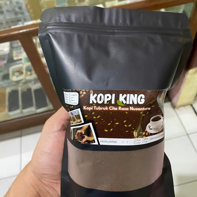 Kopi hitam 1 kg - kopi bubuk tubruk termurah rasa ciri khas nusantara