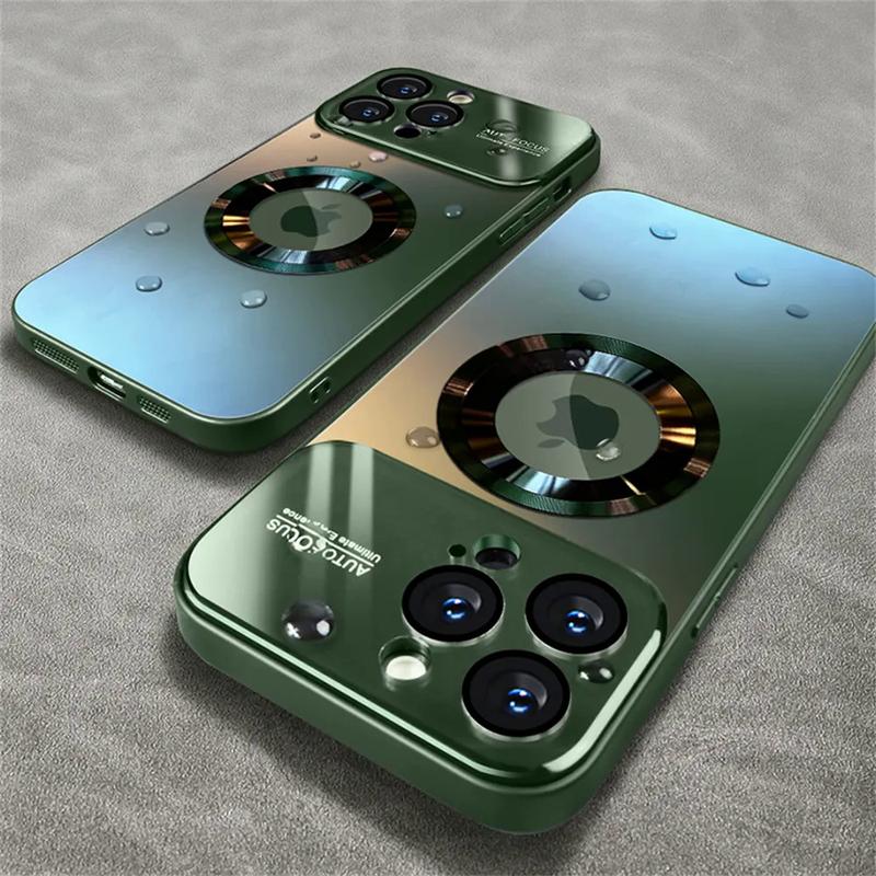 Product Introduction of Bumper matte magnetic for MagSafe Wireless Charging Case for iPhone 15 14 Pro Max 13 12 11 glass lens camera protection cover 26