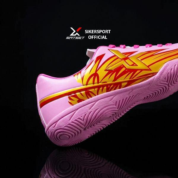 Satset X Sepatu Futsal Garuda Fighter In Red Pink