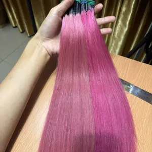 Hair Extension Warna Pink