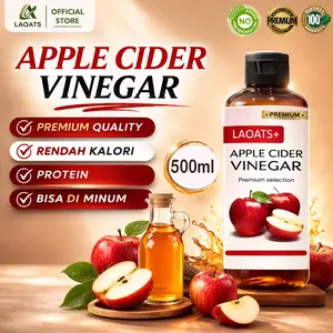 Minuman Cuka Apel Cider Vinegar Laoats 500ml