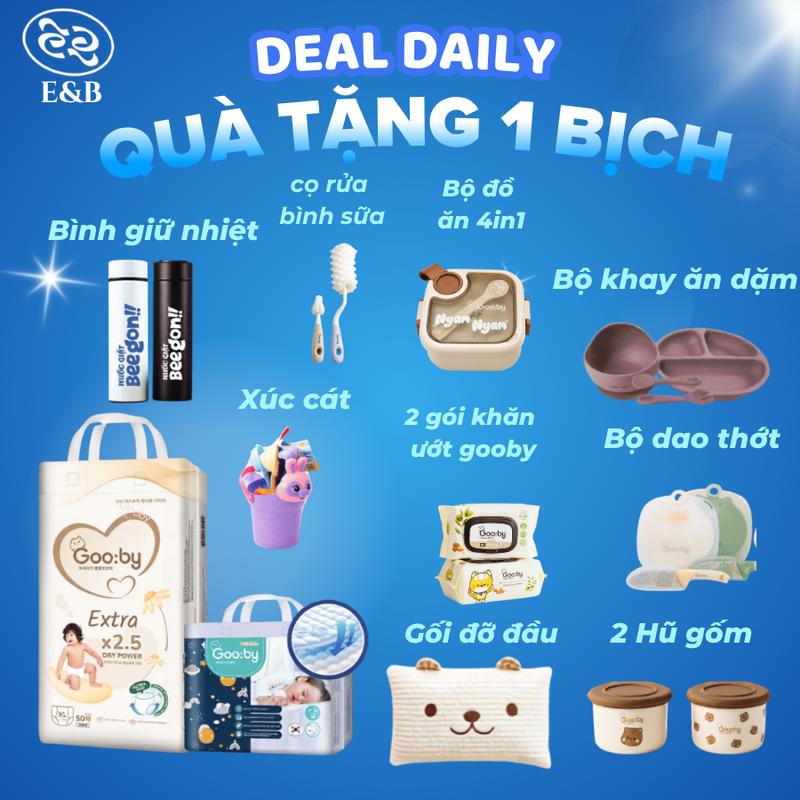 Tã bỉm quần ngày Đêm Gooby mềm mại, an toàn, siêu thấm hút size Newborn/S/M/L/XL