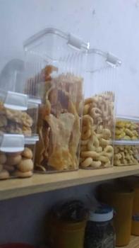 Product Review of Mall Perabot | Toples Kedap Storage Bottle & Jars | Plastik Bening | Set Toples | Aesthetic | Toples Bumbu Dapur | Kotak Snack Kedap Udara Transparan from S**2 2