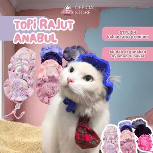 Topi Rajut Kucing Lucu Handmade