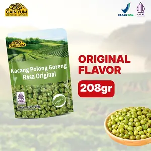 CC - GainYum Kacang Polong Rasa Bawang Putih Kam Yuens Green Peas Garlic Flavor