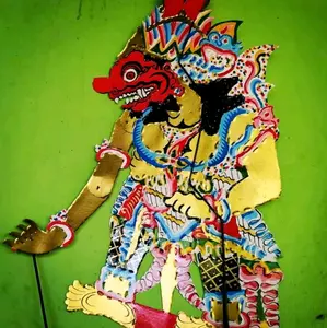 wayang kertas duplex buto raton Kumbokarno/Kumbakarna tinggi -+80cm ukuran standar pedalangan
