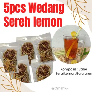 Wedang Jahe Sereh Lemon paket (5pcs) Herbal Alami Imun Bo0ster