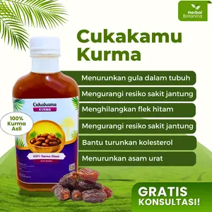 Cuka Kurma Terlaris 2025 – CUKAKAMU 300ml - Fermentasi Alami, Mother Vinegar, Bantu Seimbangkan Gula dalam Tubuh