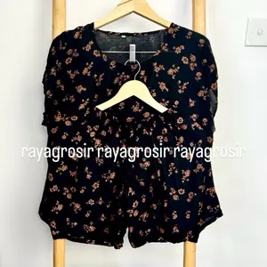 Setelan Baju Tidur Bahan Rayon Bali Wanita Celana Pendek Motif Piyama Dewasa Setelan Baju Tidur Bahan Rayon Bali Wanita Celana Pendek Motif Piyama Dewasa