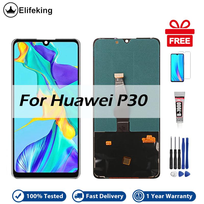 Màn hình hiển thị, Chất lượng cao, Bộ đếm số cho HUAWEI P30, Màn hình cảm ứng LCD, Bộ phận thay thế
