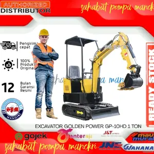 Excavator Golden power Gv-10HD kekuatan 10Ton excavator golden power ranger