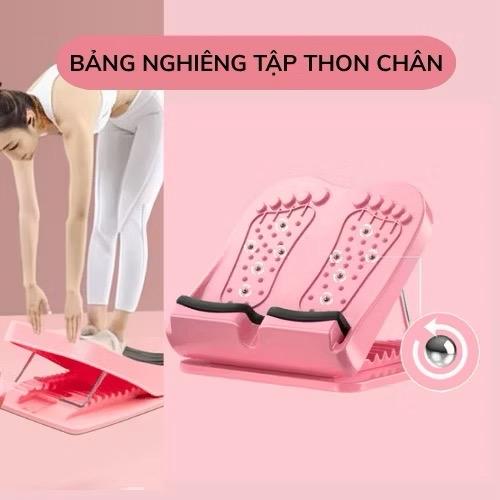  Bảng nghiêng tập thon chân giúp thẳng chân massage bàn chân tâp cơ lưng cơ bụng tại nhà 