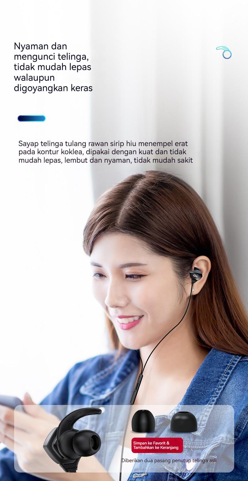 HP31 Headset Gaming In Ear Dual Mic Bisa Dilepas earphone Esports Kabel Type-C/3.5mm Earbuds