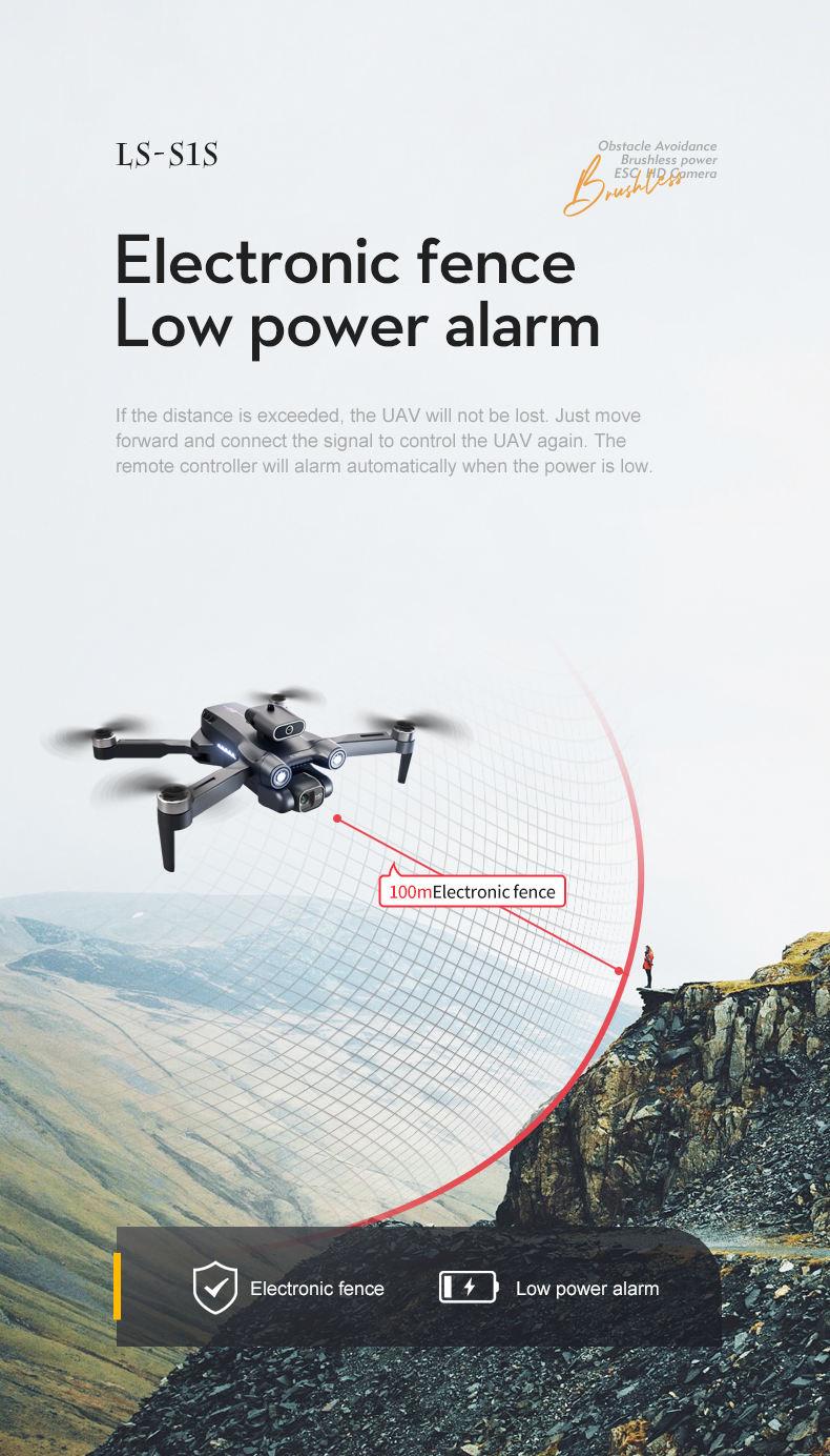 Product Introduction of [KYOPCE] S1S Brushless Drone 4k Professional 8K HD Camera 5G Wifi FPV Obstacle Avoidance Aerial Photography Foldable Quadcopter RC Dron 4