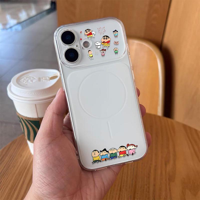 Ốp Lưng iPhone Trong Từ Tính Đáng Yêu Tối Giản TDCase M374
