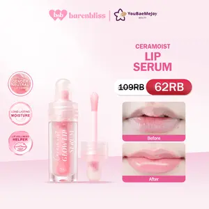 BNB Barenbliss Ceramoist Glow Lip Serum 3in1 Glossy Untuk bibir kering kering dan pecah pecah Melembabkan Bibir Kering