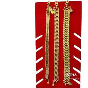 Gelang Lapis Kristal Atha Model Lipan Motif Susun 3 gelang tangan wanita