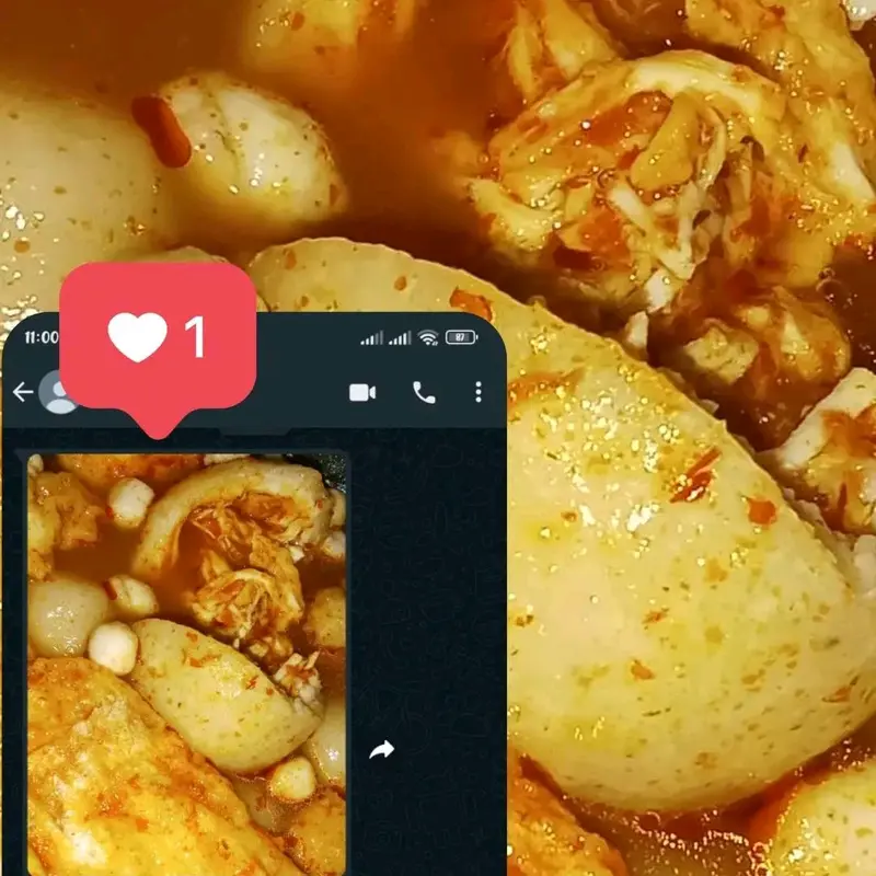 Baso aci ayam suwir pedas 1