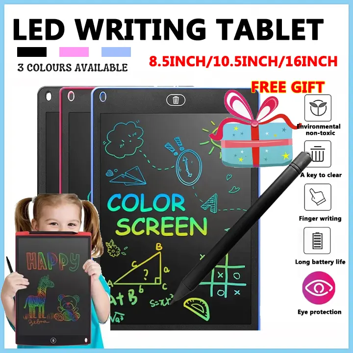 Free pen, writing board, erasable board, LCD writing board, drawing board, 8.5 or 16 inch board, iPad toy 4.8