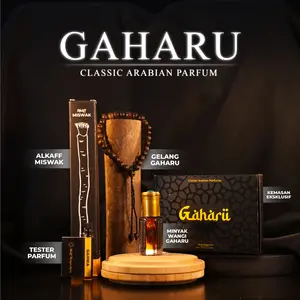 [GAHARU] - MINYAK WANGI GAHARU - GELANG GAHARU & ALKAFF MISWAK - 6ML