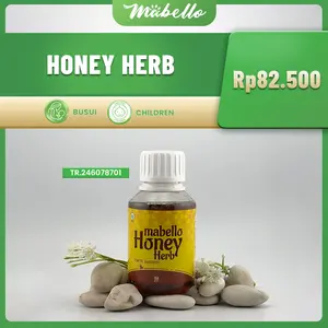 Mabello Madu Herb / Cocok untuk kids dan busui friendly/ Syrup Honey /Bahan Herbal