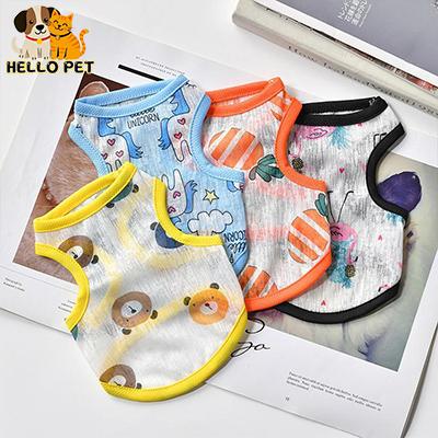 Quần Áo Chống Nắng, Thích Hợp Cho Thú Cưng, Váy Mùa Hè Teddy, Quần Áo Cho Mèo, Áo Vest Cho Chó Nhỏ Và Trung Bình Thoáng Khí, Được Thiết Kế Theo Chủ Đề