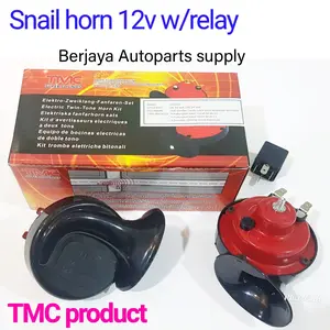 Klakson Keong 12V /24V + BONUS  RELAY SUARA KERAS KUALITAS BAGUS (ORIGINAL) Car Kendaraan