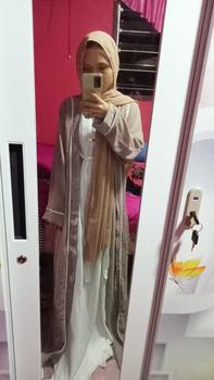 Product Review of Gamis Abaya rompi cringkle airflow by dereza style Dress Wanita Muslim Arab Variasi Crinkle from y**a 1