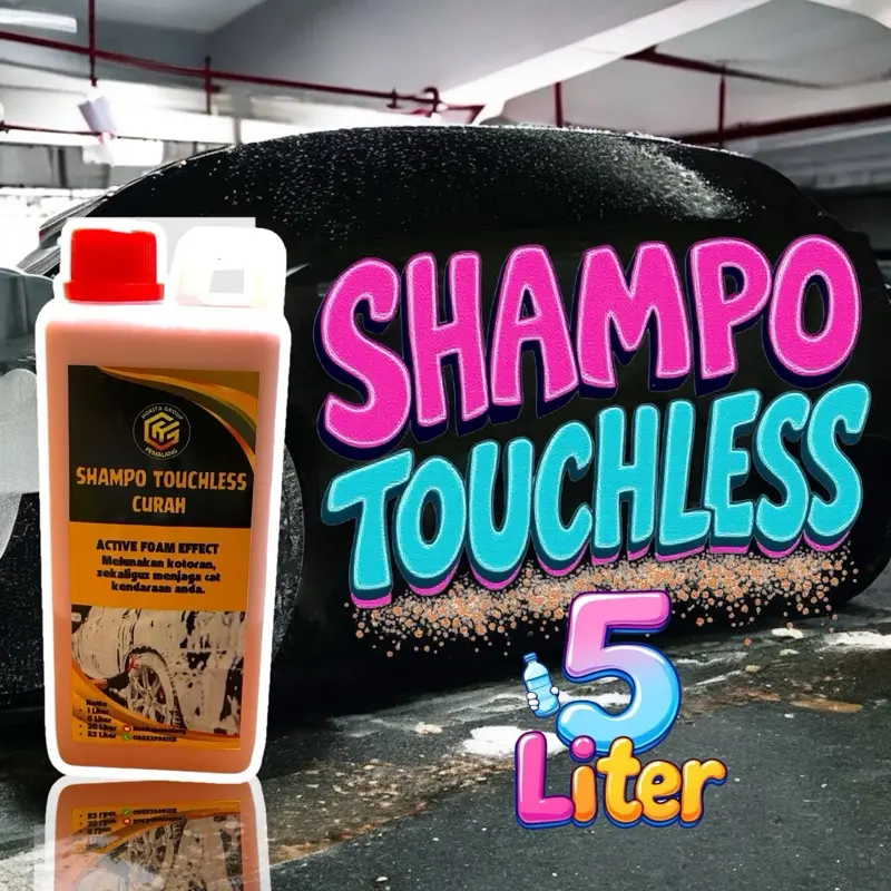 Shampo Touchless 5 Liter untuk Mobil dan Motor - Pembersih Efisien Tanpa Sentuh Car Kendaraan cleaning Sabun Cuci shampoo