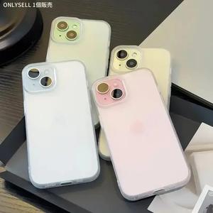 クリア携帯ケース、超薄型マット携帯保護カバー、耐衝撃携帯ケース、iPhone 11 12 13 14 15 17 Air 17 Pro Maxカメラ対応