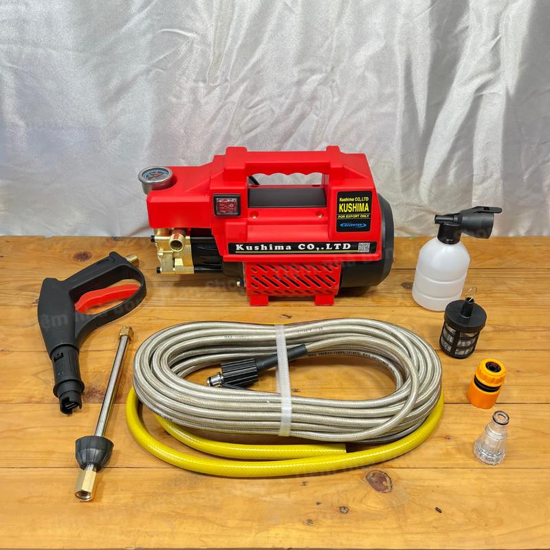 Máy rửa xe Kushima 3500W -Dành cho gia đình -Đầy đủ phụ kiện