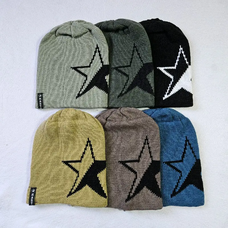 Kupluk Beanie Hat Rajut DEWASA BINTANG 2