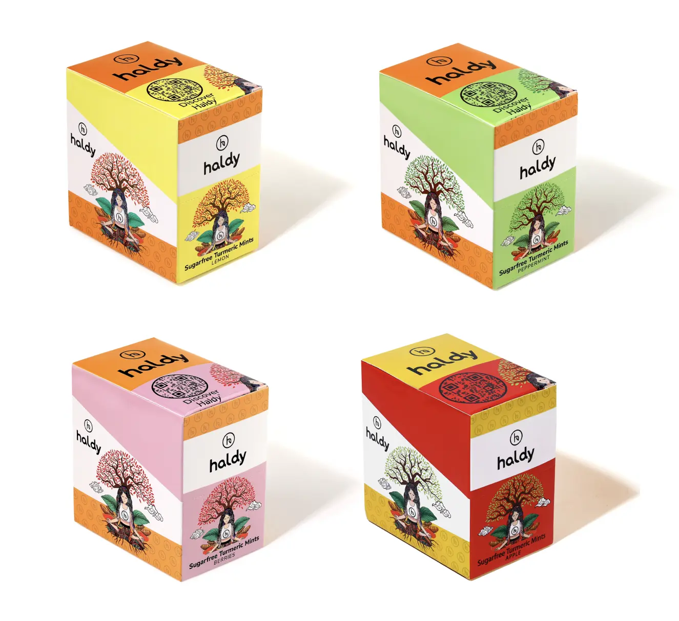 Haldy Sugarfree Turmeric Mints |  6-PACK (each)