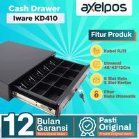Gambar Cash Drawer Laci Kasir 5 Slot Iware KD410 With RJ11 dari Axelpos Kota Administrasi Jakarta Pusat 1 Tokopedia