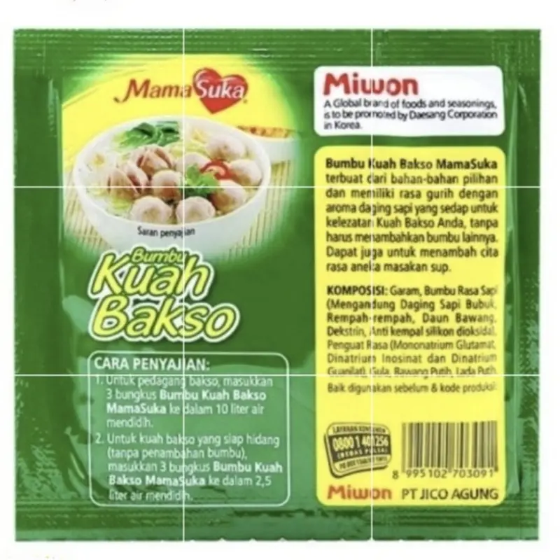 MAMASUKA BUMBU KUAH BAKSO 1 Pcs | 8 Gram Sapi Masakan 3